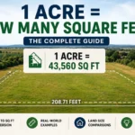 1 acre = how many square feet