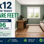8x12 Is How Many Square Feet