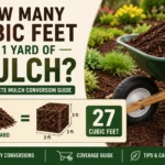 how many cubic feet in 1 yard of mulch