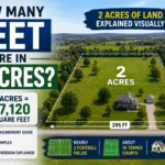 how many feet are in 2 acres
