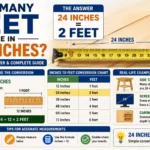 how many feet are in 24 inches