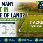 how many feet in acre of land