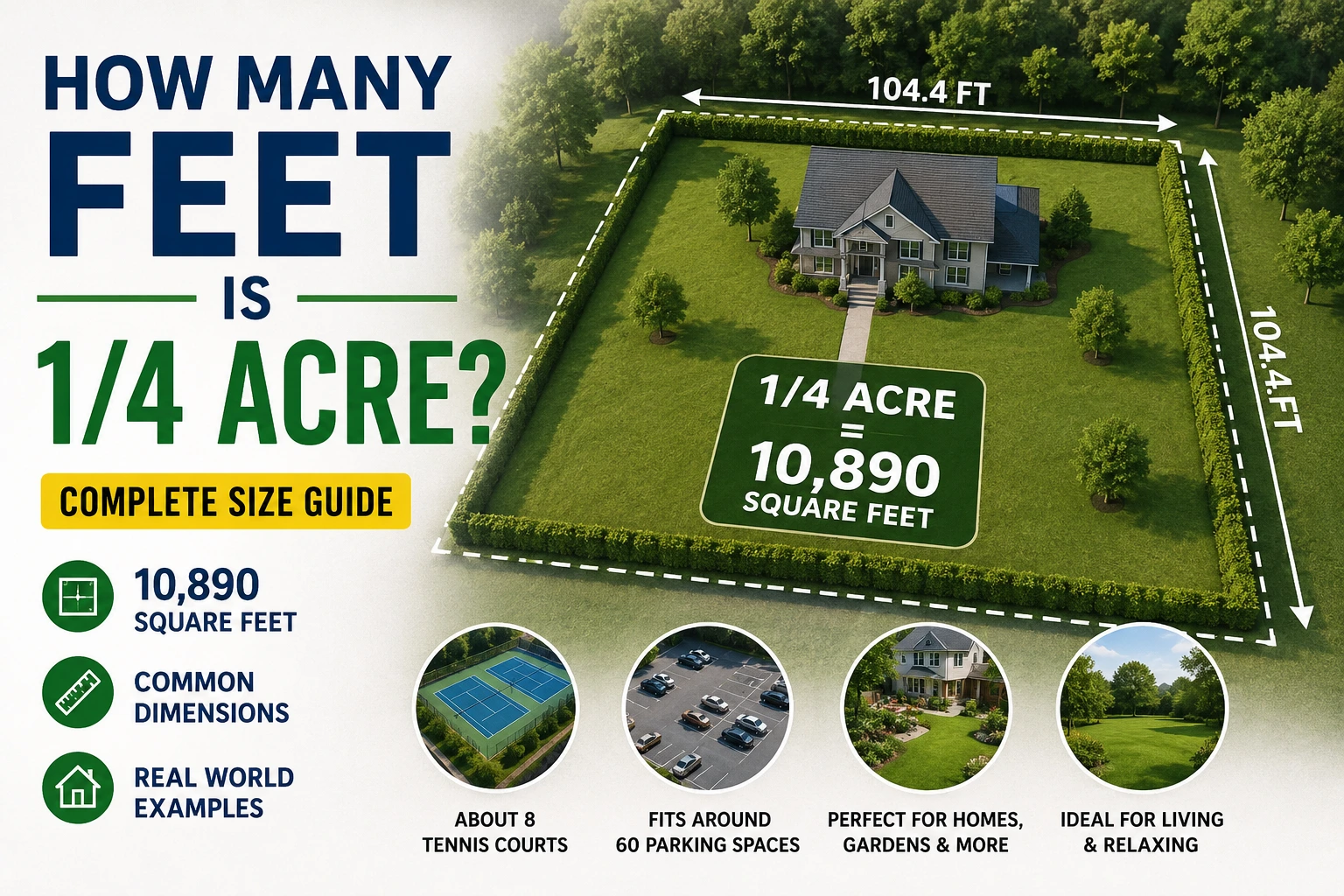 how many feet is 14 acre