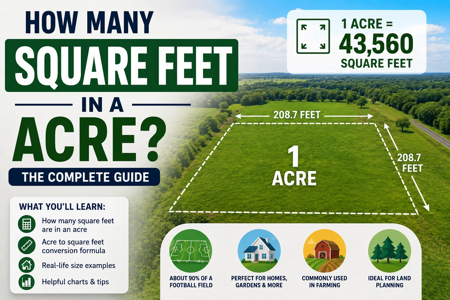 how many square feet in a