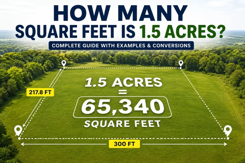 how many square feet is 1.5 acres