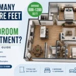 how many square feet is a 2 bedroom apartment