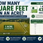 how many square feet on an acre