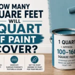 how many square feet will 1 quart of paint cover