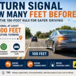 turn signal how many feet before