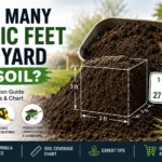 how many cubic feet is a yard of soil