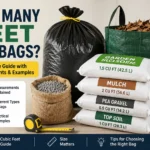 how many feet for bags