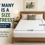 how many feet is a full size mattress