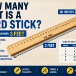 how many feet is a yard stick