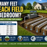 how many feet of leach field per bedroom