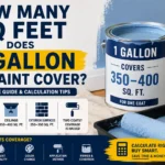 how many sq feet does 1 gallon of paint cover