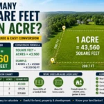 how many square feet is an acre