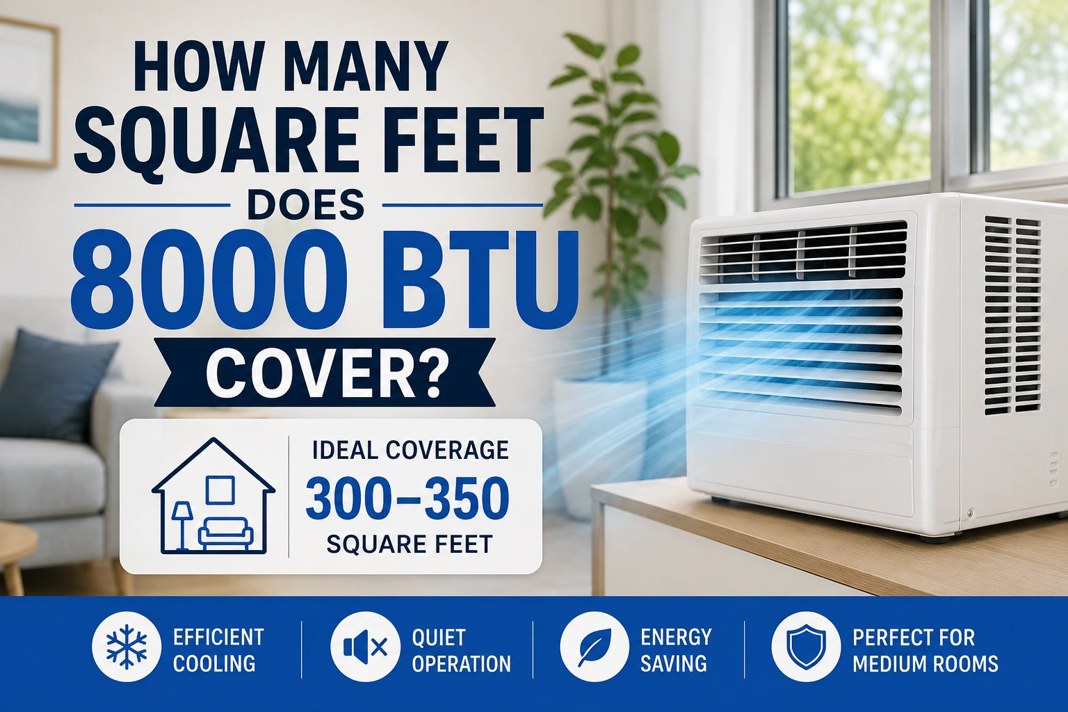 how many square feet does 8000 btu cover