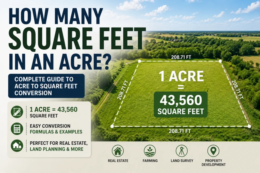 how many square feet in an acte