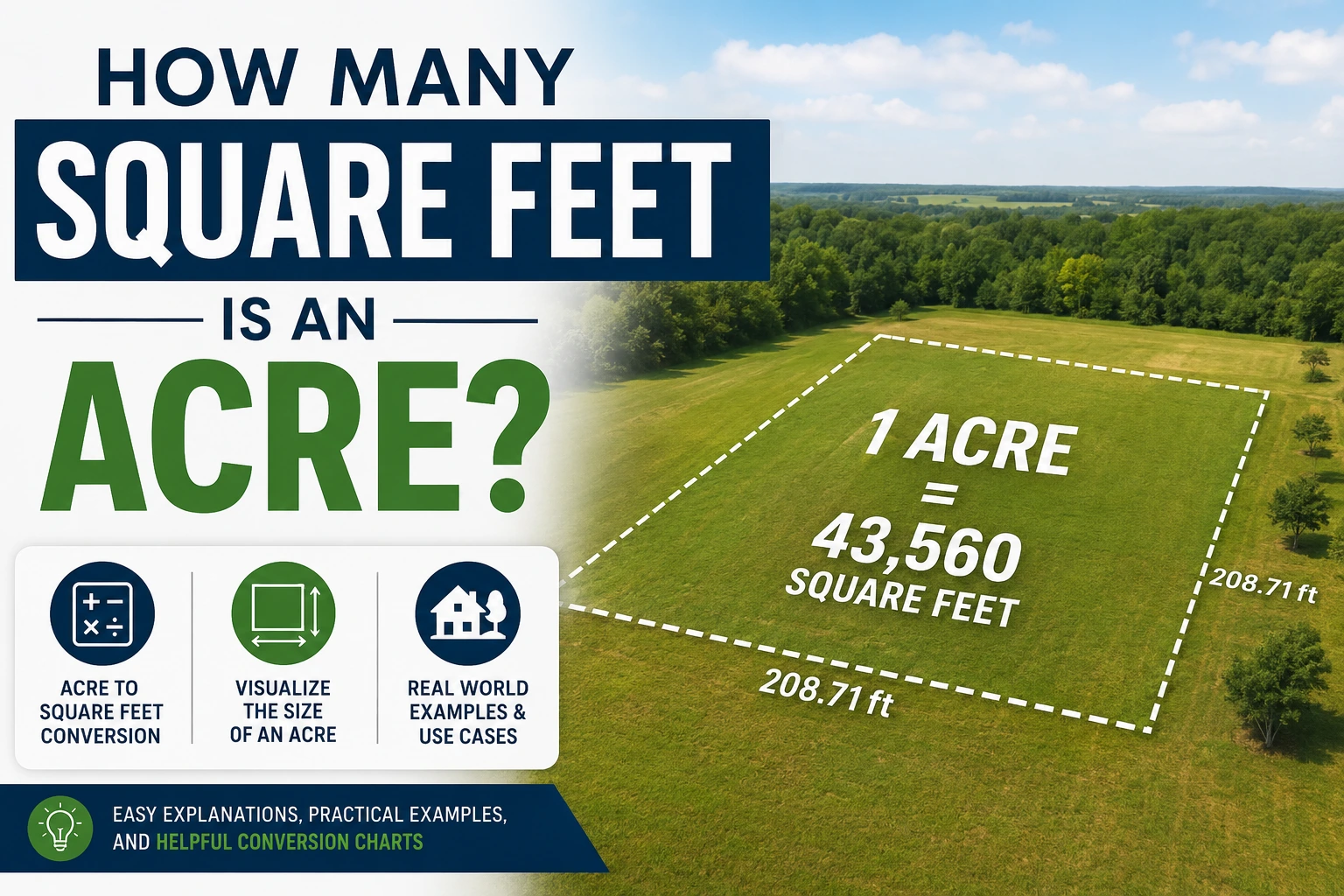 how many square feet is an acer