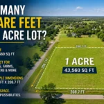 how many square feet is an acre lot