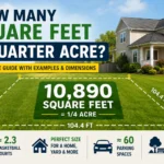 how many square feet is quarter acre