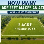 how many square feet makes an acre