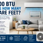 12000 btu cools how many square feet