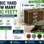 a cubic yard is how many cubic feet