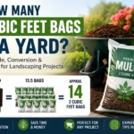 how many 2 cubic feet bags in a yard