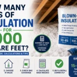 how many bags of insulation for 1,000 square feet
