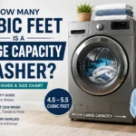 how many cubic feet is a large capacity washer