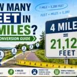 how many feet in 4 miles