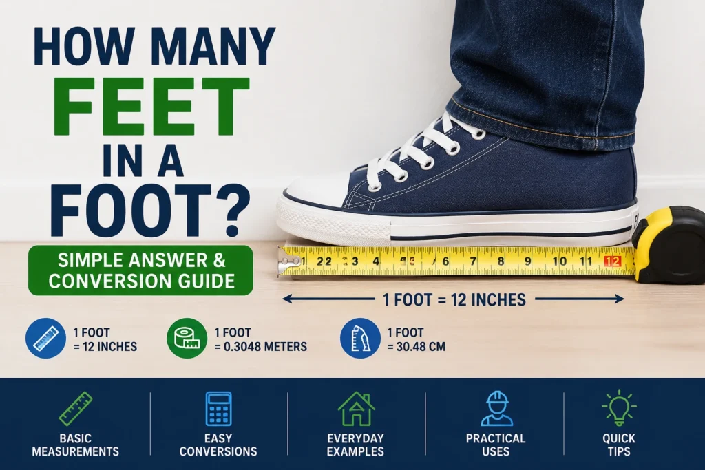 how many feet in a foot