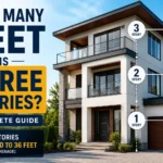 how many feet is three stories