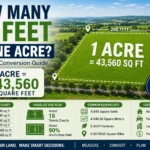 how many sq feet in one acre