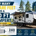 how many square feet is a 30 ft camper