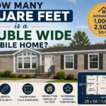 how many square feet is a double wide mobile home
