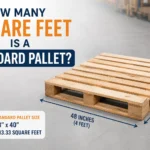 how many square feet is a standard pallet