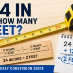 24 in is how many feet