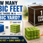 how many cubic feet are there in a cubic yard
