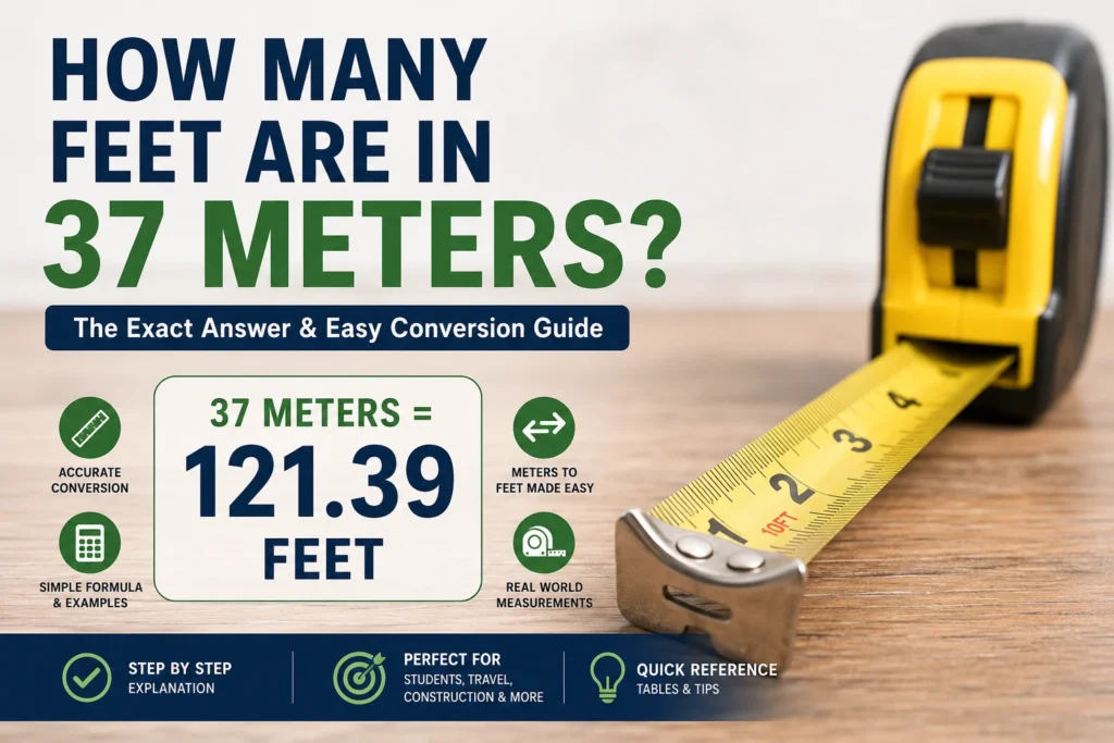 how many feet are in 37 meters