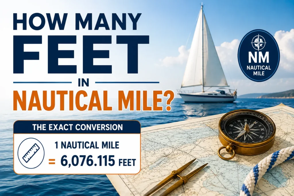 how many feet in nautical mile