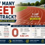 how many feet is a track