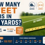 how many feet is in 50 yards