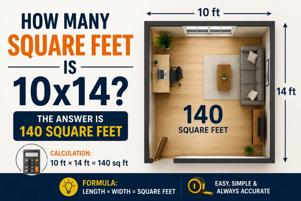how many square feet is 10x14