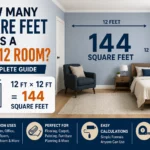 how many square feet is a 12 by 12 room